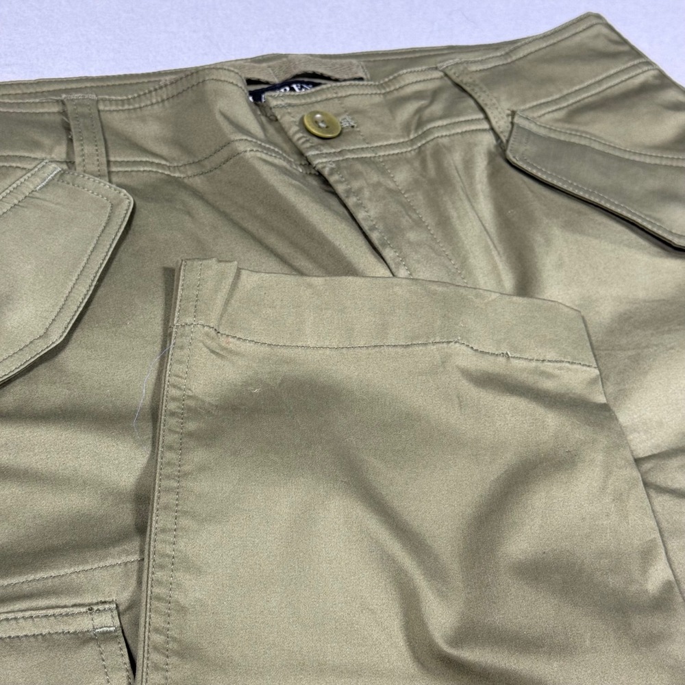 Lauren Ralph Lauren Olive Green Cargo Pants Straight Leg Utility Trousers 10